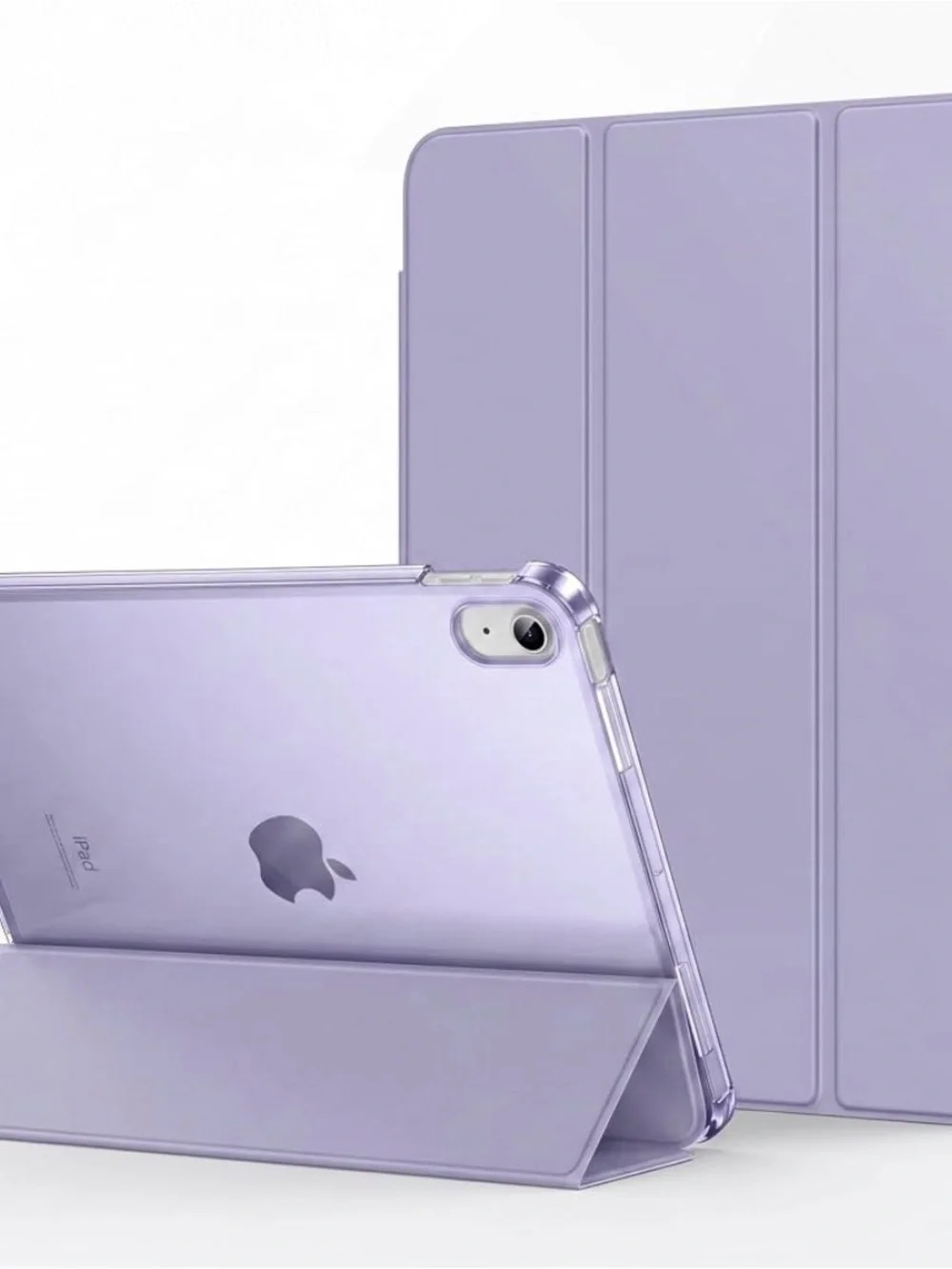 Apple Lavender Tri-Fold Smart Case for iPad with Clear Back 11th gen